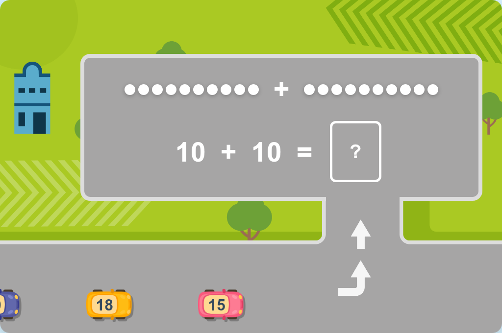 Illustrated Addition up to 20 - Level 2 image