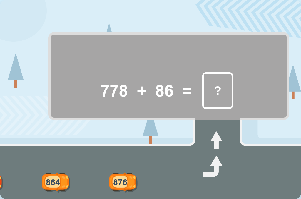 Addition Within 1000 (Double Regrouping) - Level 1 image