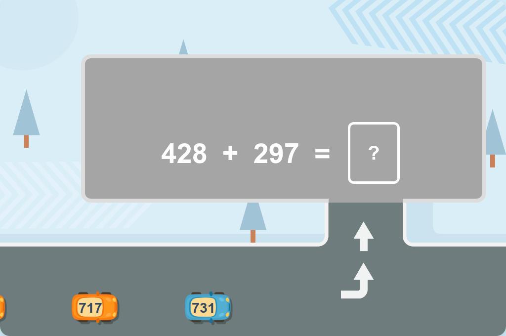 Addition Within 1000 (Double Regrouping) - Level 2 image