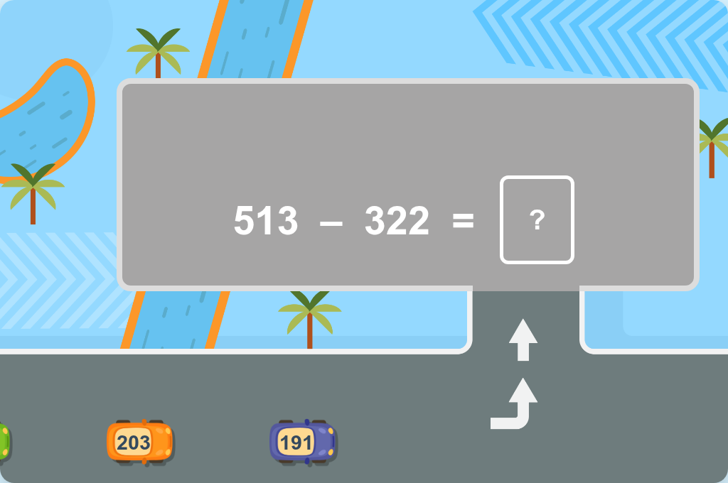 Subtraction Within 1000 (with Single Borrowing) - Level 2 image