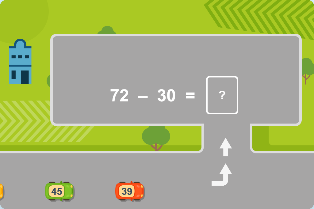 Subtraction Within 100 (No Borrowing) - Level 2 image