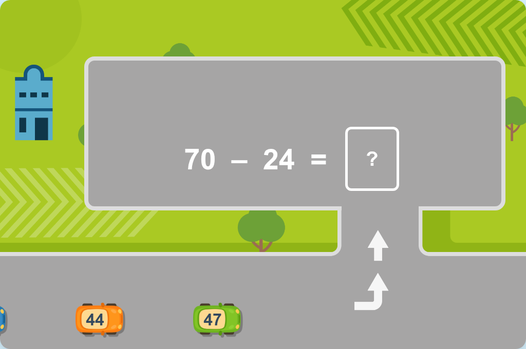 Subtraction Within 100 (With Borrowing) - Level 2 image
