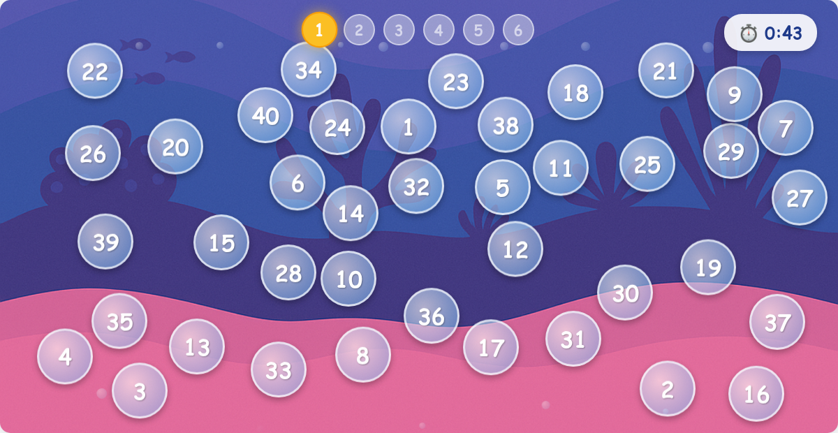 Math Bubbles: Lev1 image