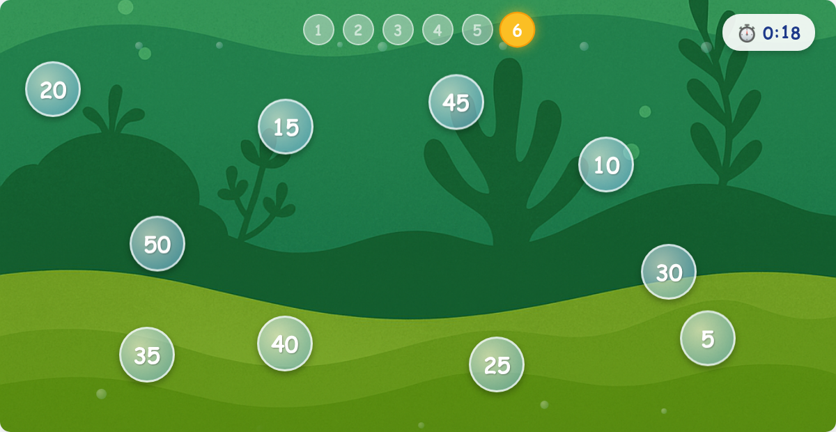 Math Bubbles: Lev6 image