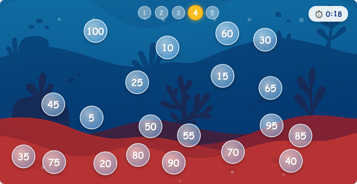 Math Bubbles: Lev4 image