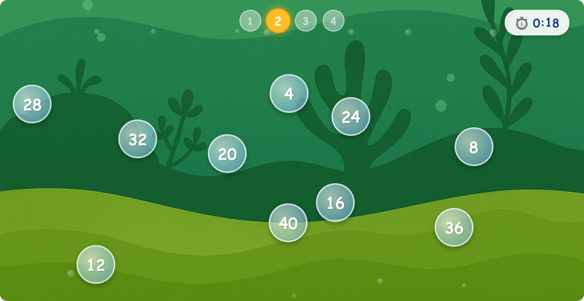 Math Bubbles: Lev2 image