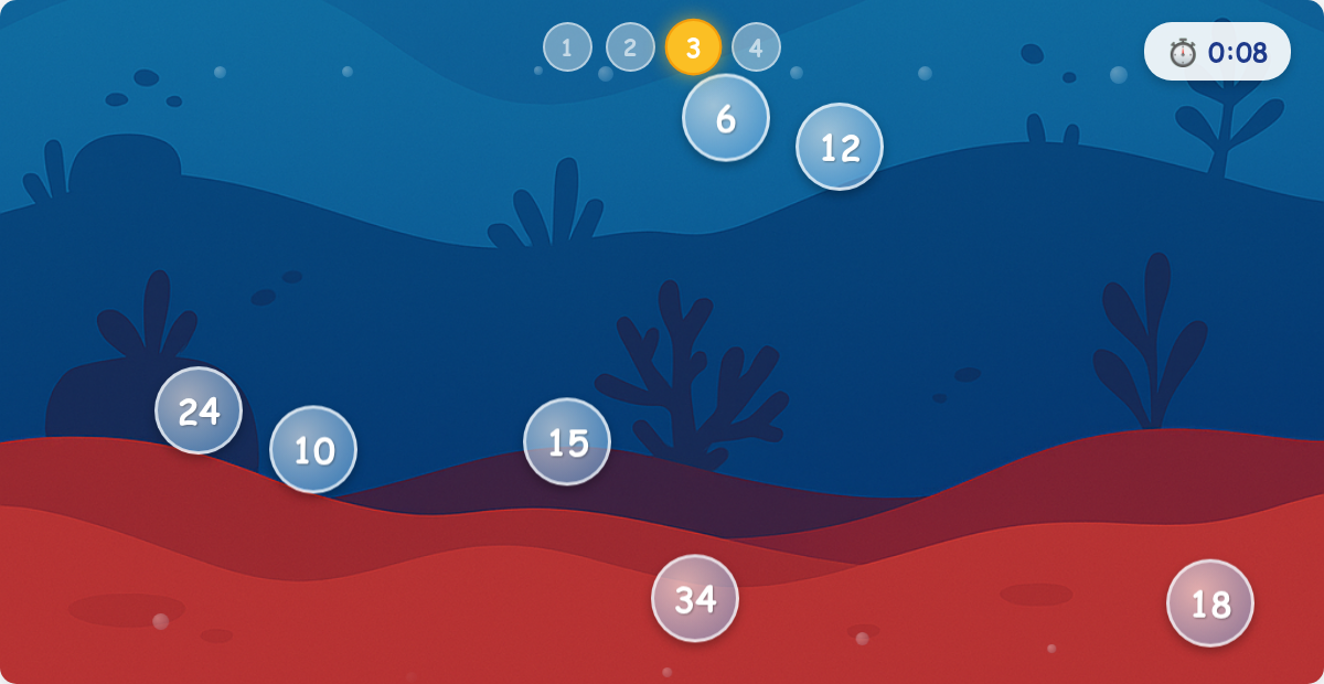 Math Bubbles: Lev3 image