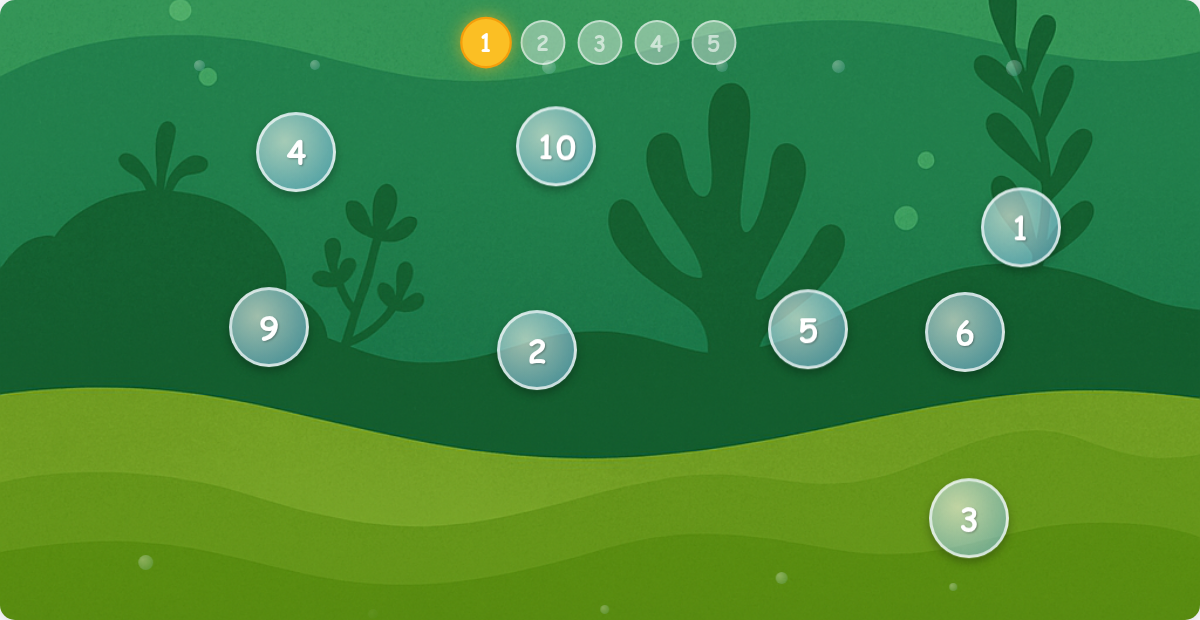 Math Bubbles: Lev1 image