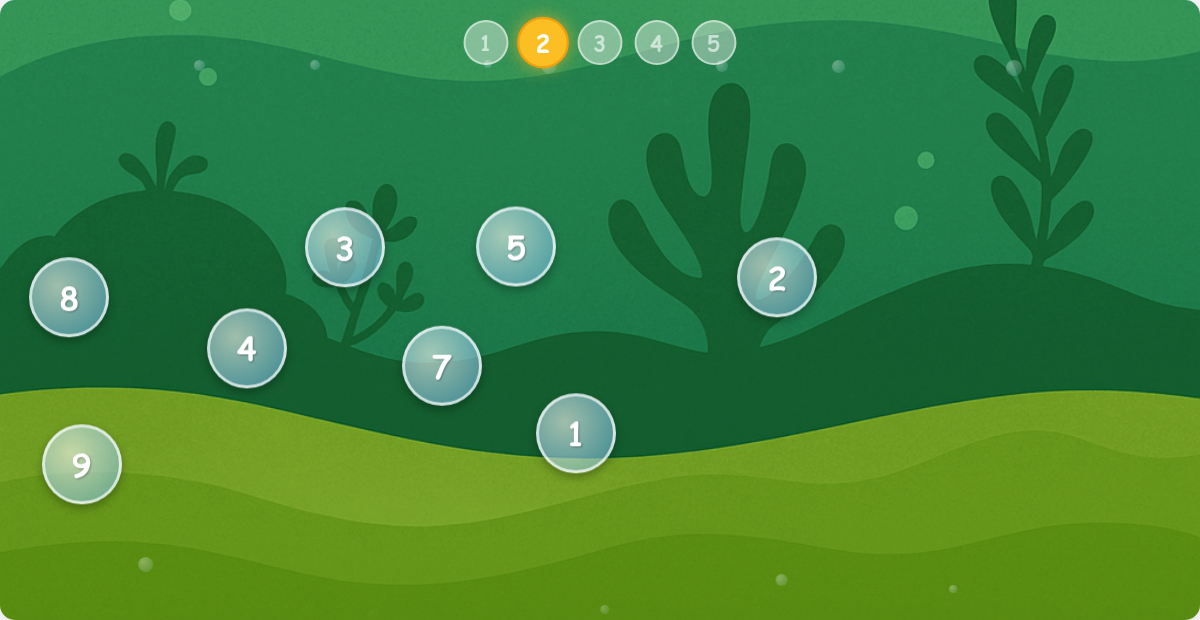 Math Bubbles: Lev2 image