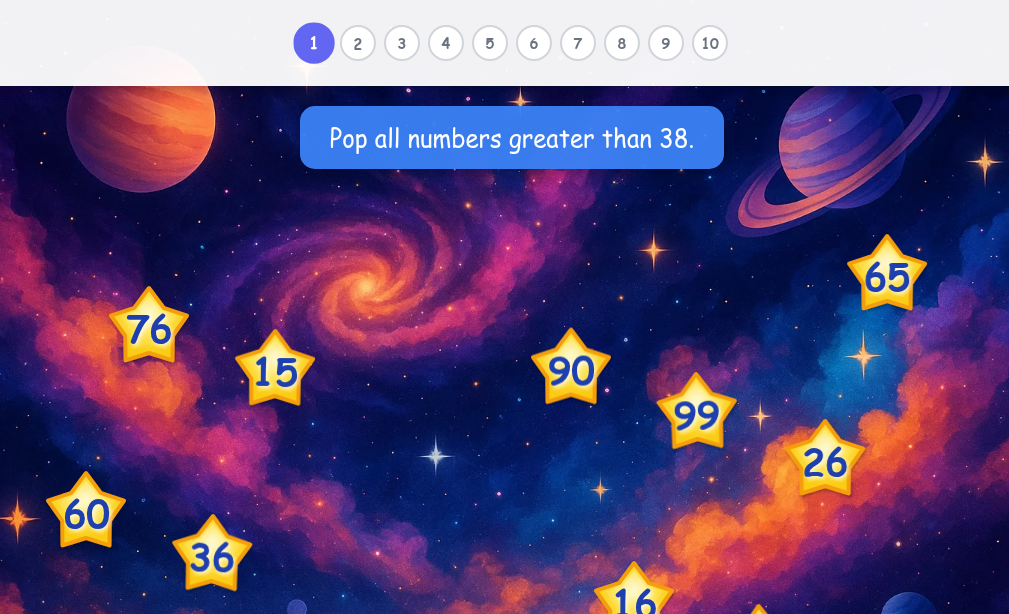 Comparing Numbers - Level 2 image