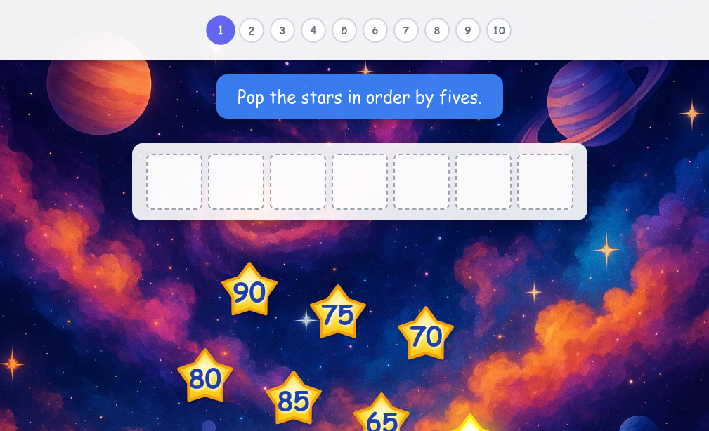 Counting by Fives up to 100 - Level 2 image