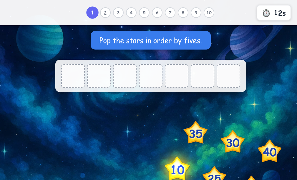 Counting by Fives up to 100 - Level 3 image