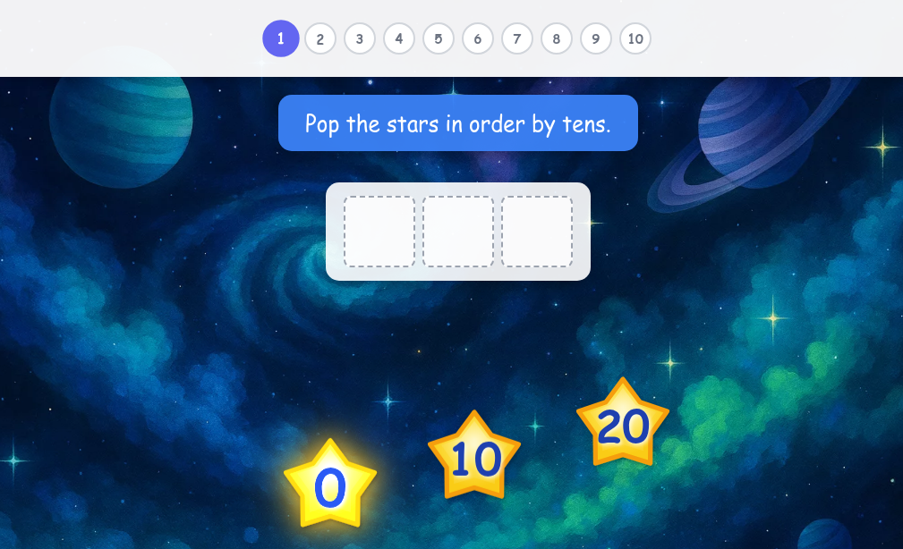 Counting by Tens up to 100 - Level 1 image