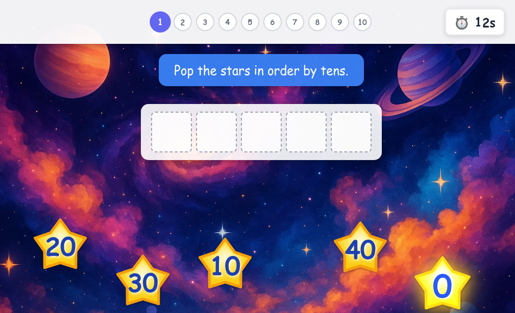 Counting by Tens up to 100 - Level 3 image