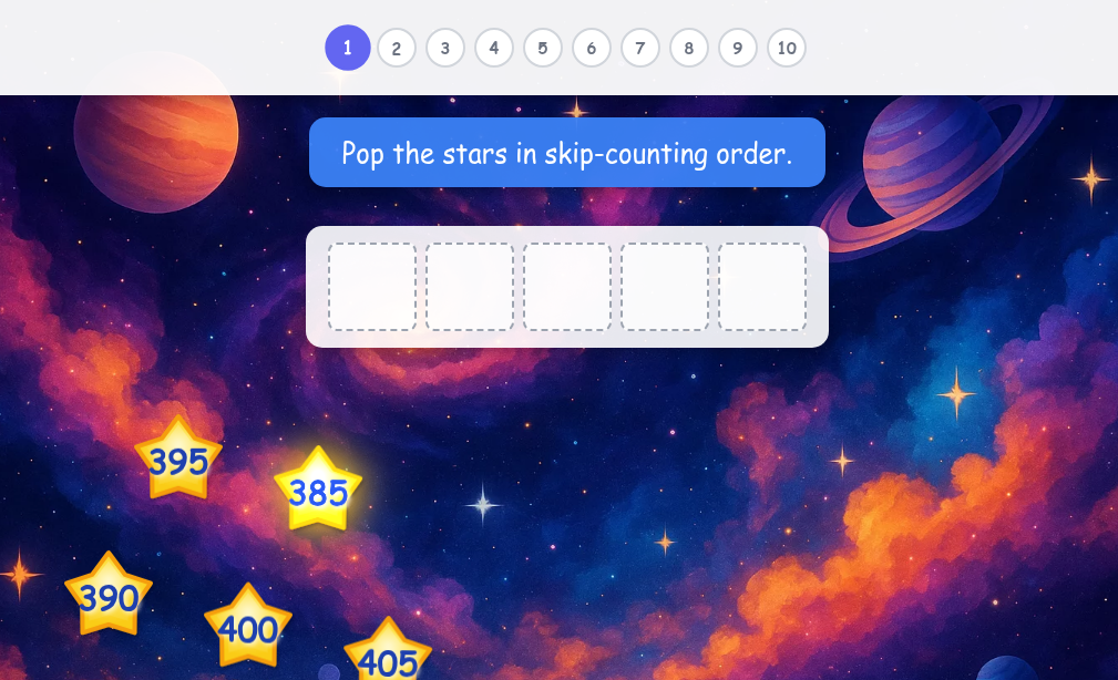 Skip Counting by 5 and 10: up to 1000 - Level 1 image