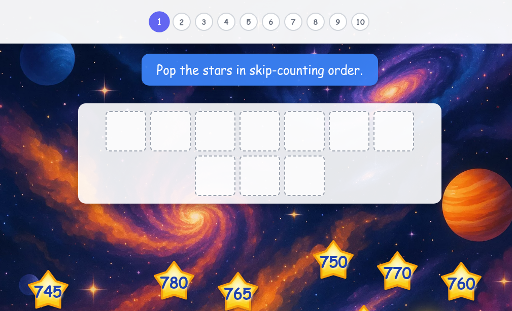 Skip Counting by 5 and 10: up to 1000 - Level 2 image