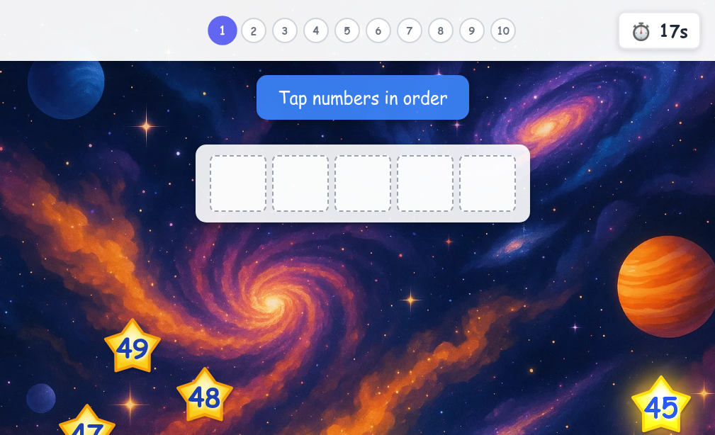 Count to 50 - Level 3 image