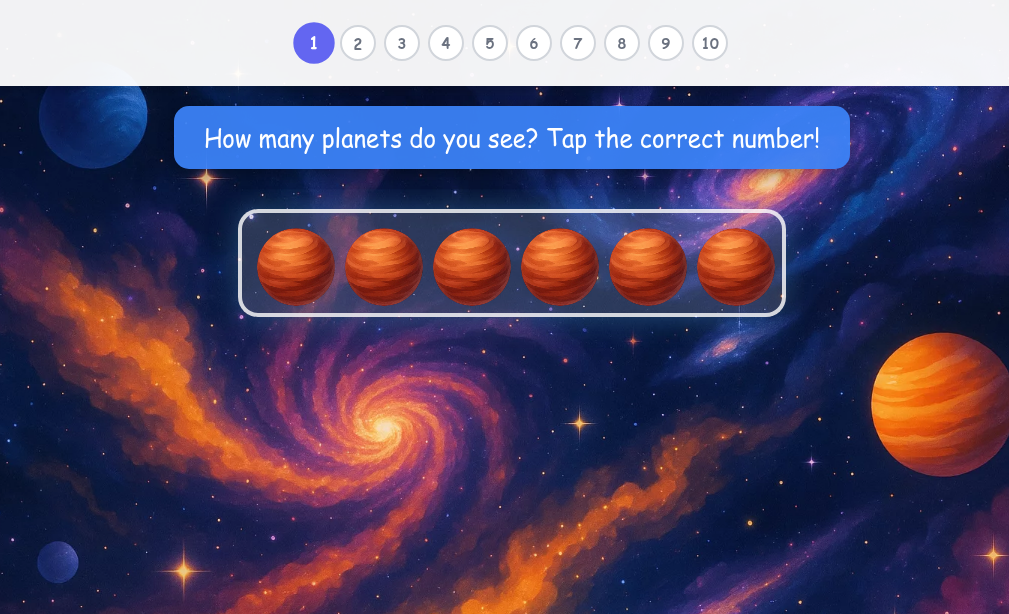 Counting to Tell How Many - Count Horizontally up to 20 image