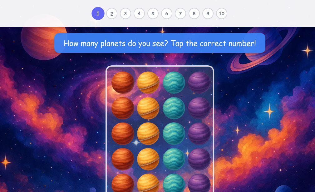 Counting to Tell How Many - Count Vertically up to 20 image