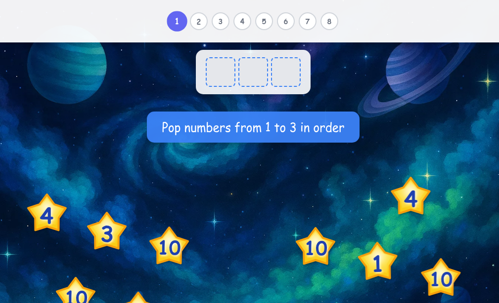 Counting Sequence 1-10 - Level 1 image