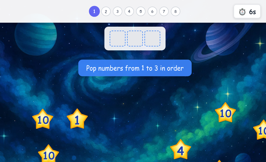 Counting Sequence 1-10 - Level 3 image