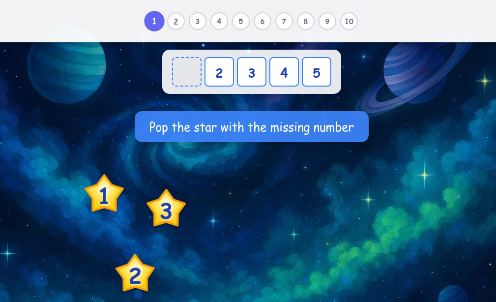 Counting Sequence 1-5 - Level 1 image