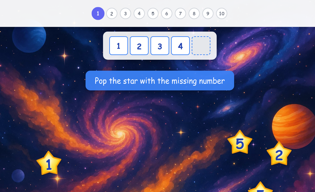 Counting Sequence 1-5 - Level 2 image