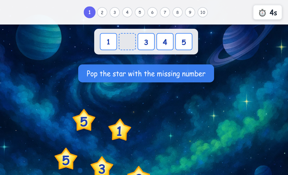 Counting Sequence 1-5 - Level 3 image